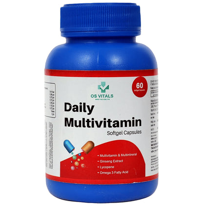 OS Vitals Daily Multivitamin Softgel Capsules - Classic Derma