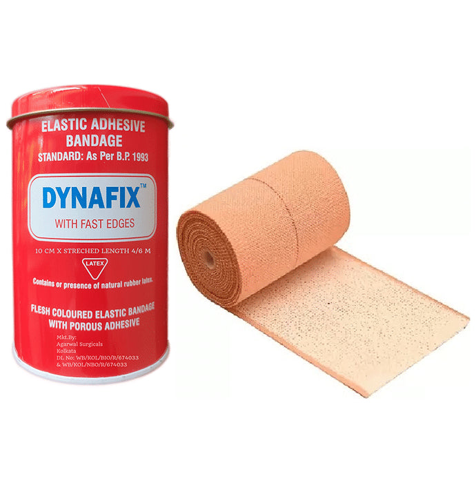 Dynafix Elastic Adhesive Bandage B.P 10cm x 4.5m - Classic Derma