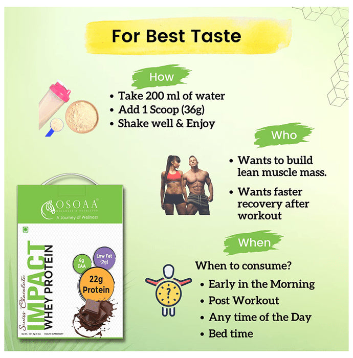 OSOAA Impact Whey Protein Swiss Chocolate