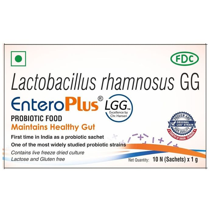 Entero Plus Sachet Sachet 1gm | Probiotic for Healthy Gut, Diarrhoea - Classic Derma