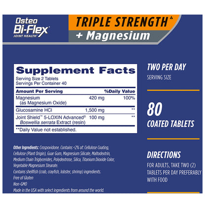 Osteo Bi-Flex Triple Strength + Magnesium Coated Tablet