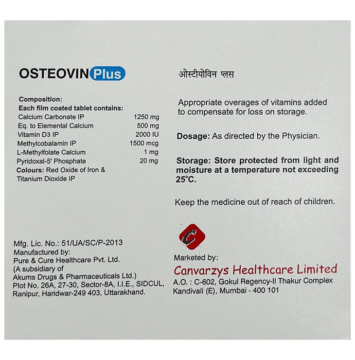 Osteovin Plus Tablet