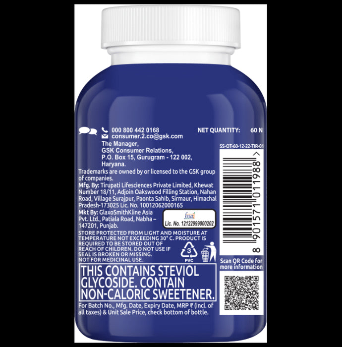 Ostocalcium Total Chewable Tablet with Vitamin D & Calcium | Supports Strong Bones, Joints & Muscles (Veg) | Flavour Mixed Fruit