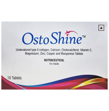 Ostoshine Tablet with Collagen, Calcium, Vitamin D, Vitamin C & Minerals | Multivitamin and Multimineral Supplement - Classic Derma