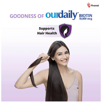 OurDaily Biotin 10000mcg for Healthy Hair, Skin & Nails | Tablet