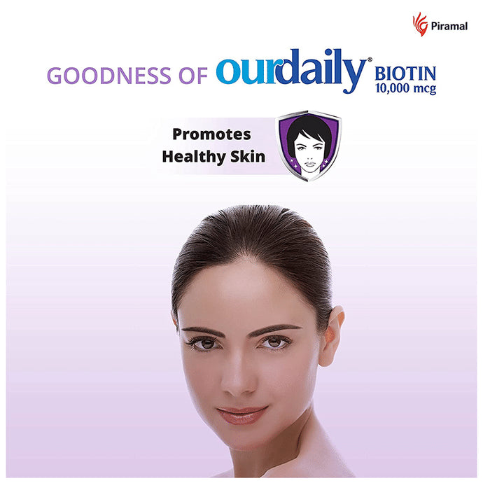 OurDaily Biotin 10000mcg for Healthy Hair, Skin & Nails | Tablet
