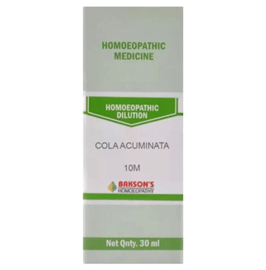 Bakson's Homeopathy Cola Acuminata Dilution 10M - Classic Derma