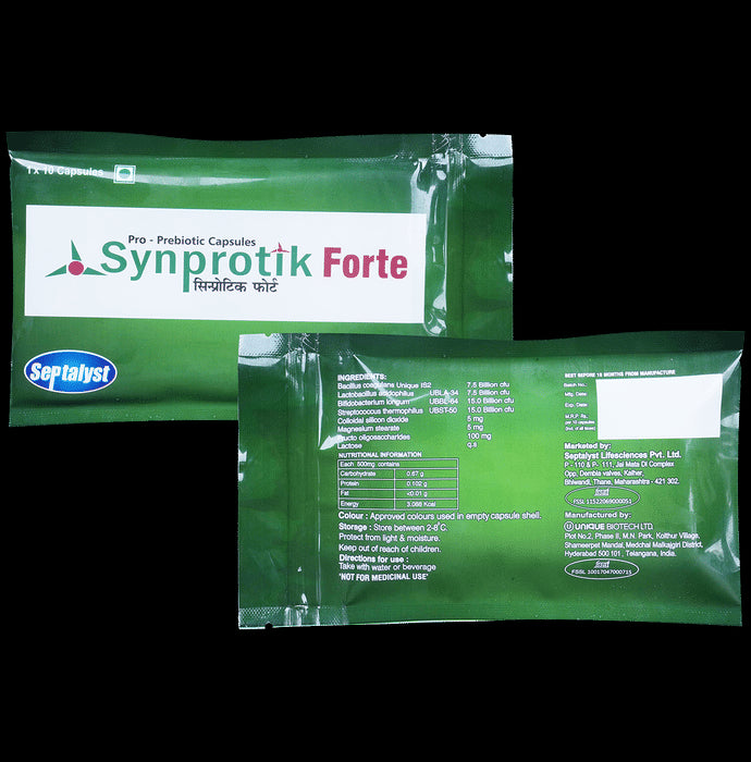 Synprotik Forte Pro-Prebiotic Capsule for Gut Health - Classic Derma