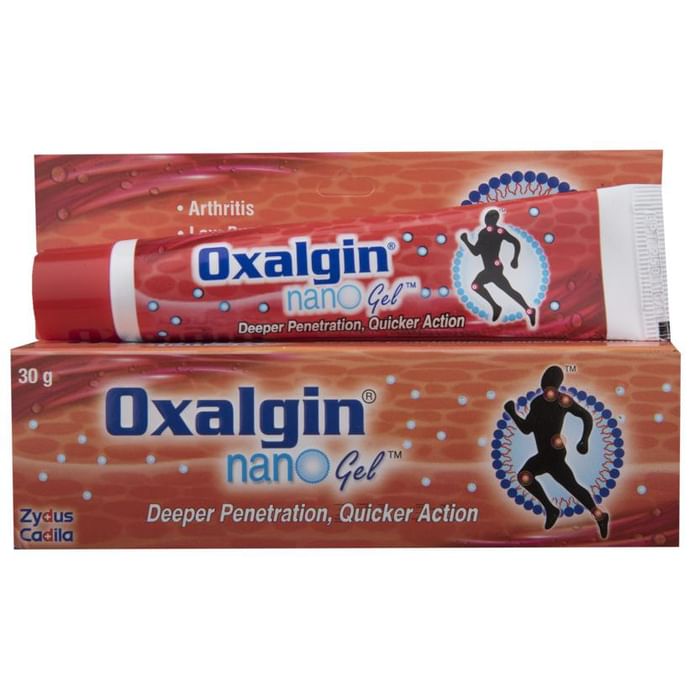 Oxalgin Nano Gel | For Pain Relief | Deep Penetration & Quick Action - Classic Derma