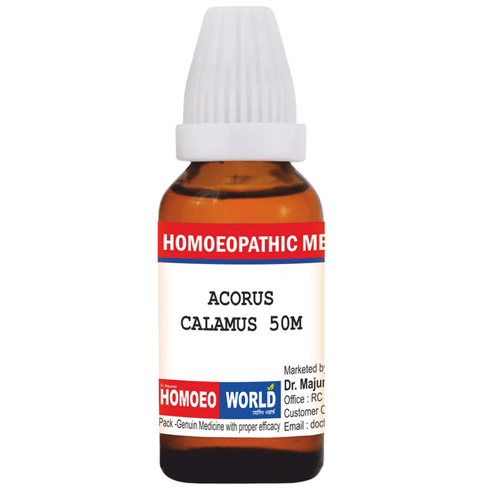 Dr. Majumder Homeo World Acorus Calamus Dilution (30ml Each) 50M - Classic Derma