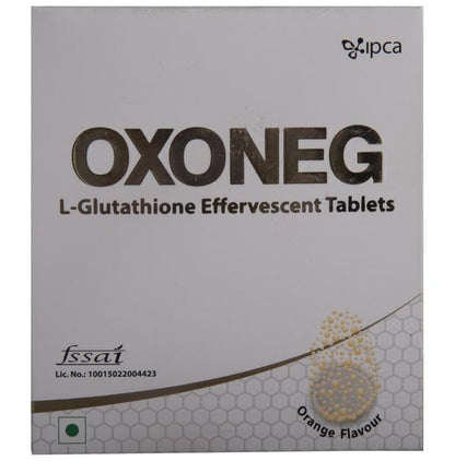 Oxoneg L Glutathione Effervescent Tablet | For Stomach Care | Flavour Orange