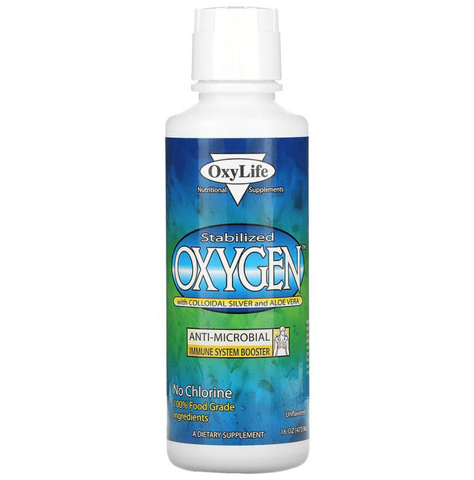 Oxy Life Stabilized Oxygen With Colloidal Silver and Aloe Vera - Classic Derma