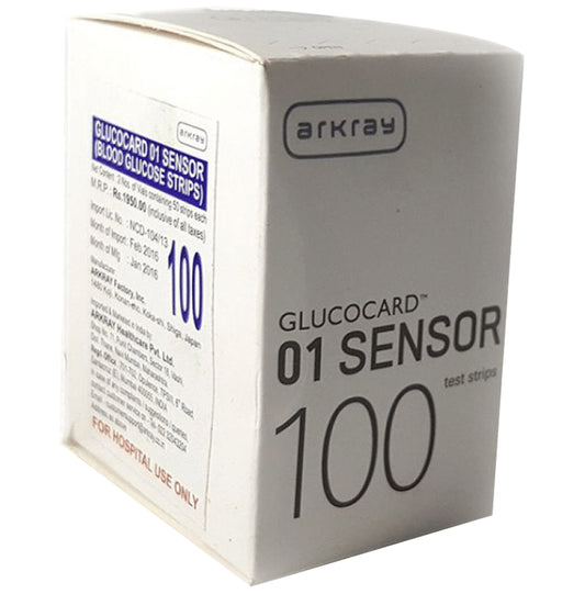 Arkray A78518 Glucocard 01 Sensor Blood Glucose Test Strip (Only Strips) - Classic Derma