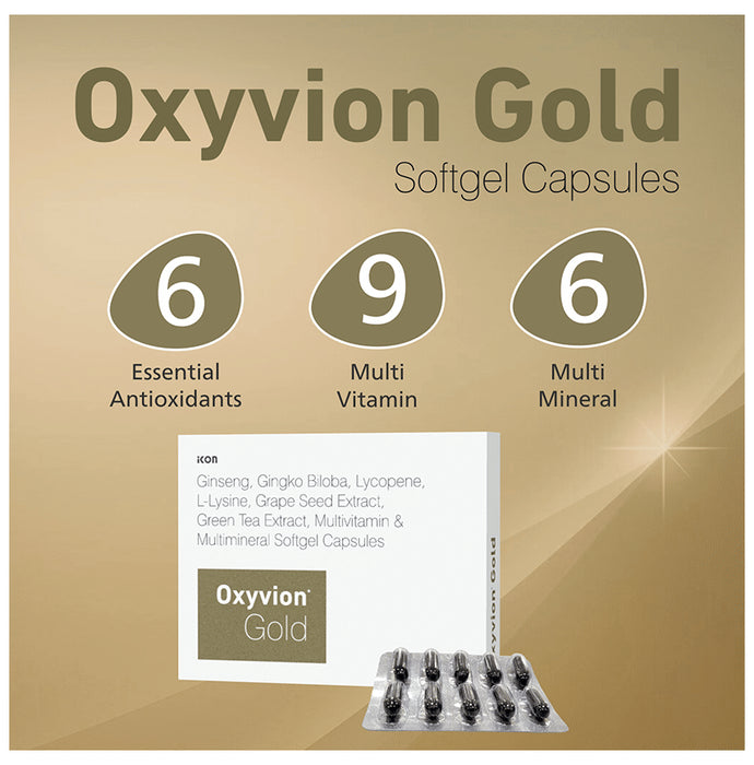 Oxyvion Gold Softgel Capsule (10 Each)