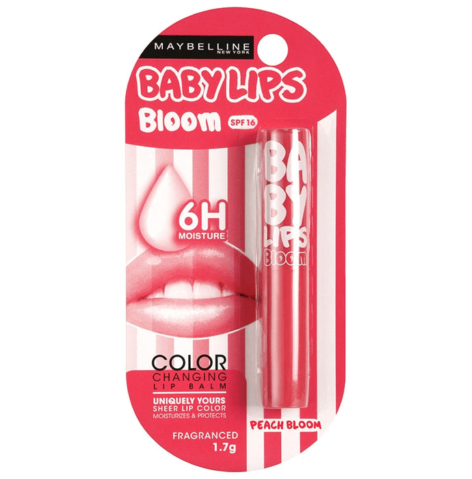 Maybelline New York Baby Lips Bloom Balm SPF 16 Peach - Classic Derma