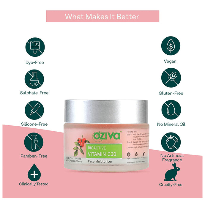 Oziva Bioactive Vitamin C30 Face Moisturiser