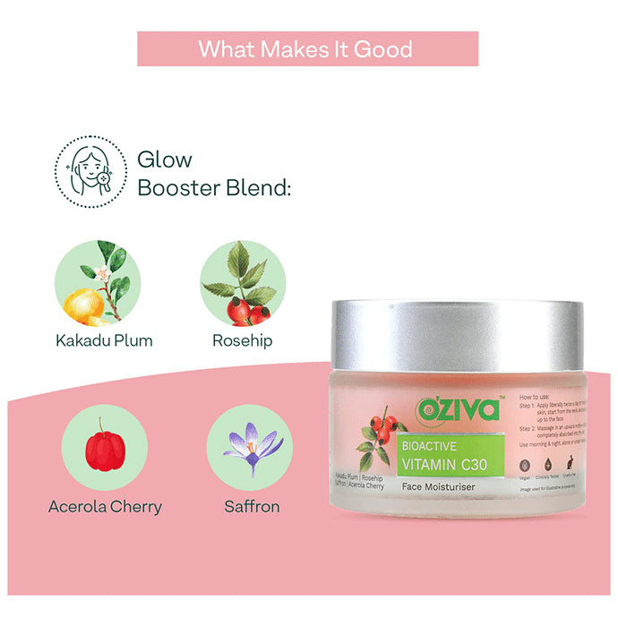 Oziva Bioactive Vitamin C30 Face Moisturiser