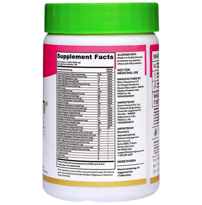 Oziva Daily Women's Multivitamin Veg Tablet for Daily Energy, Hormonal Balance & Stress Management