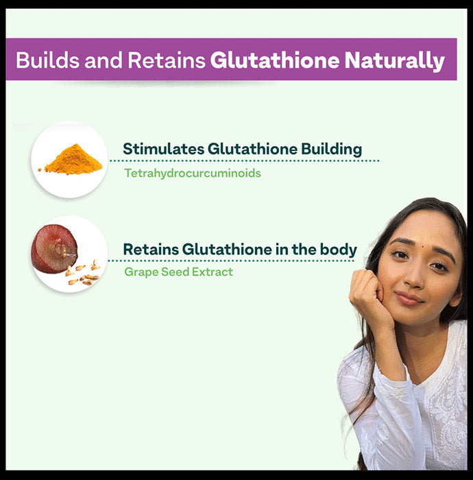 Oziva Glutathione Builder with Vitamin C & Milk Thistle | Capsule for Skin Health (60 Each)