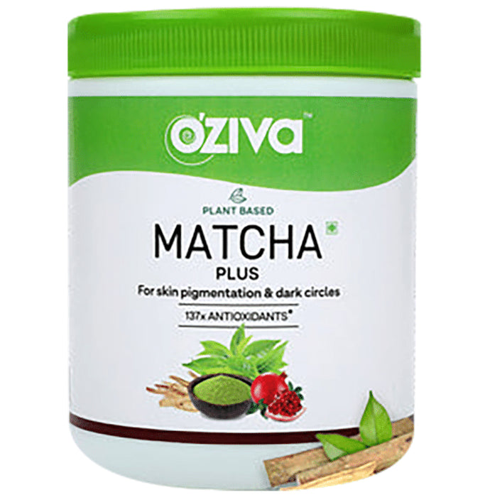 Oziva Plant Based Matcha Plus for Skin Pigmentation & Dark Circles - Classic Derma