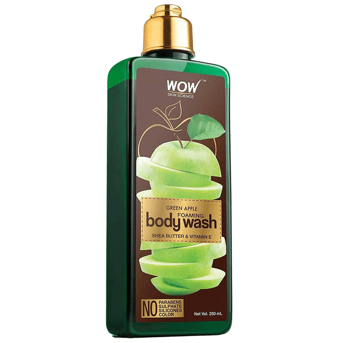 WOW Skin Science Green Apple Foaming Body Wash - Classic Derma