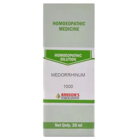 Bakson's Homeopathy Medorrhinum Dilution 1000 CH - Classic Derma