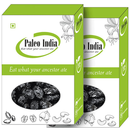 Paleo India Kali Kishmish Seedless Black Raisin (400gm Each) - Classic Derma