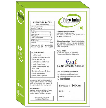 Paleo India Kali Kishmish Seedless Black Raisin (400gm Each)