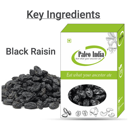 Paleo India Kali Kishmish Seedless Black Raisin (400gm Each)