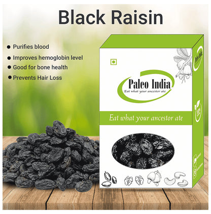 Paleo India Kali Kishmish Seedless Black Raisin (400gm Each)