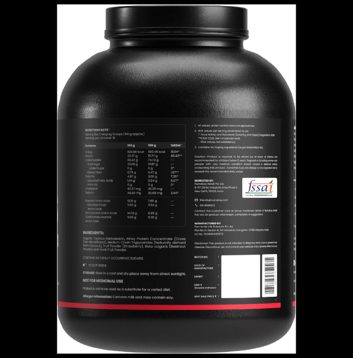 Athlab Unreal Gains Powder Strawberry Smooth