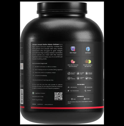 Athlab Unreal Gains Powder Strawberry Smooth