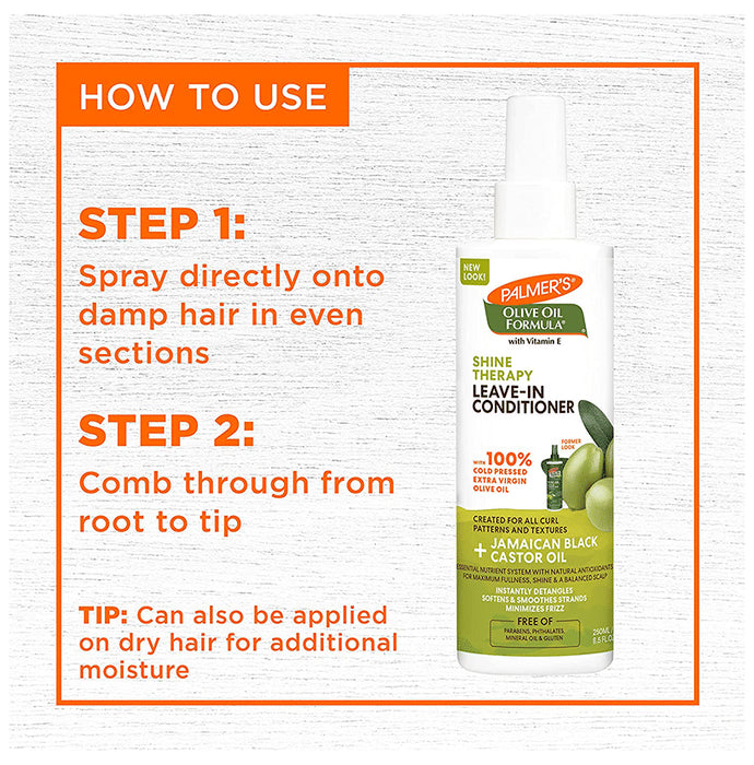 Palmer's Olive Oil Formula with Vitamin E Shine Therapy Leave-In Conditioner
