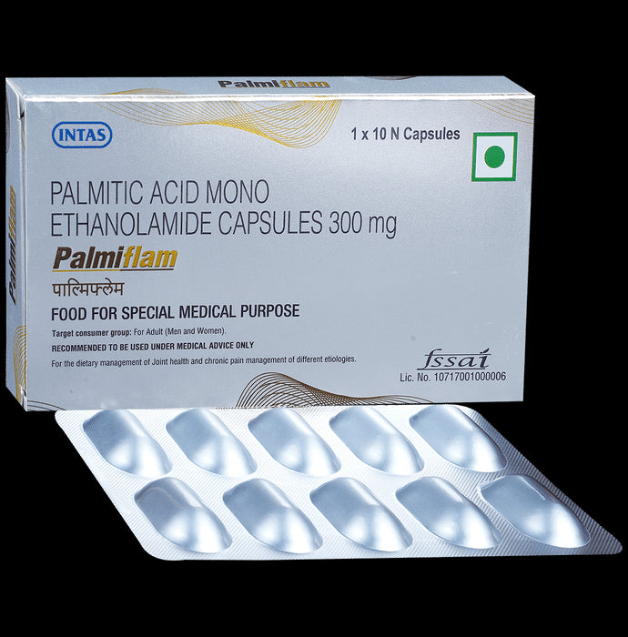 Palmiflam Palmitic Acid Mono Ethanolamide Capsule for Joint Health - Classic Derma