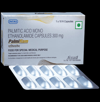 Palmiflam Palmitic Acid Mono Ethanolamide Capsule for Joint Health - Classic Derma