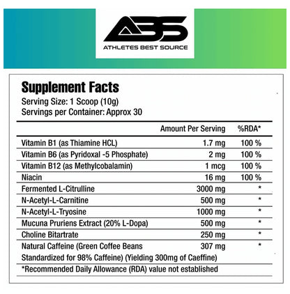 Athletes Best Source Kick Pre-Work Out Mandarin Orange