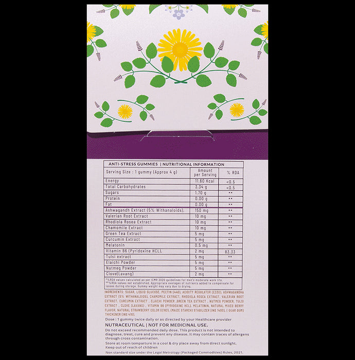 Panchamrit Anti-Stress Gummies (30 Each) Mixed Berry