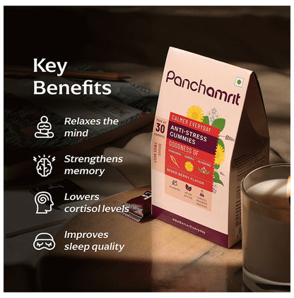 Panchamrit Anti-Stress Gummies (30 Each) Mixed Berry