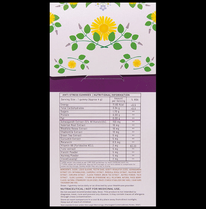 Panchamrit Anti-Stress Gummies (30 Each) Mixed Berry