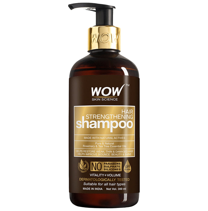 WOW Skin Science Hair Strengthening Shampoo - Classic Derma