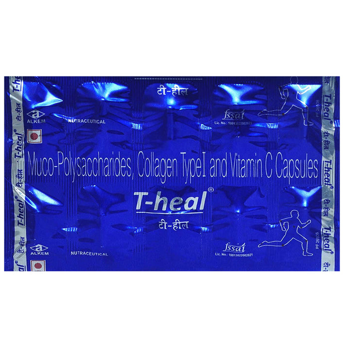 T-Heal Muco-Polysaccharide, Collagen Type I & Vitamin C Capsule | For Pain Relief