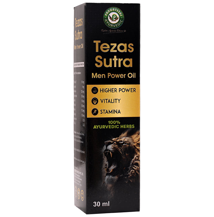 Panchtezas Ayurvedic Tezas Sutra Men Power Combo Kit (Oil, Capsules & Tablets)