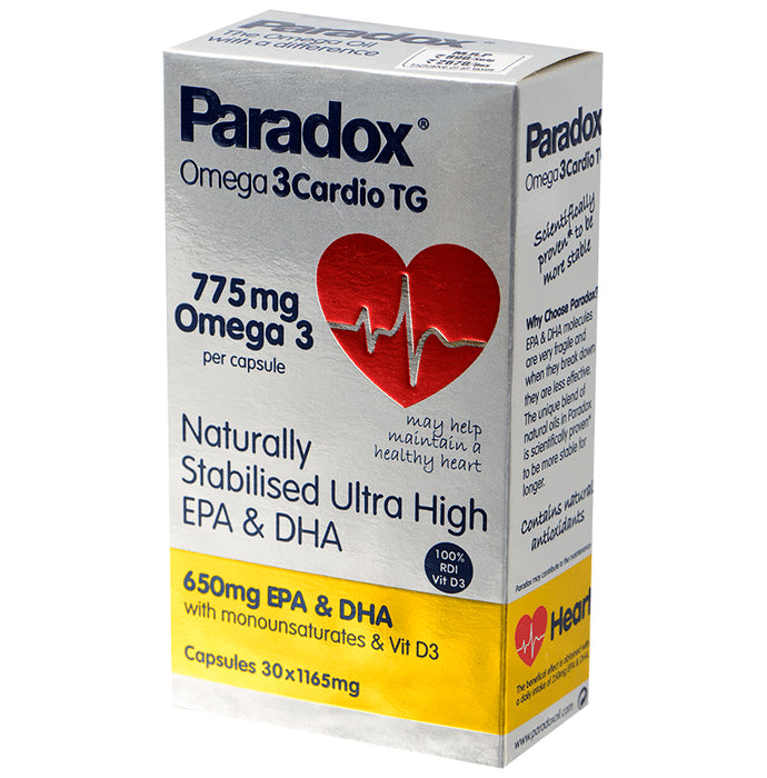 Paradox Omega 3 Cardio TG Capsule - Classic Derma