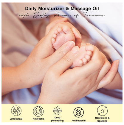 Parama Naturals lmond-Turmeric Baby Oil