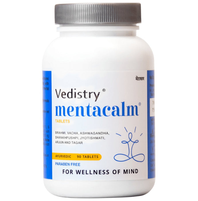 Vedistry Mentacalm Tablet for Mind Wellness - Classic Derma