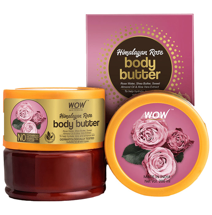 WOW Skin Science Himalayan Rose Body Butter - Classic Derma