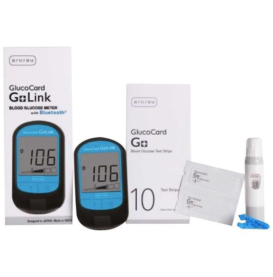 Arkray GlucoCard G+ Link Blood Glucose Meter with Bluetooth Black - Classic Derma