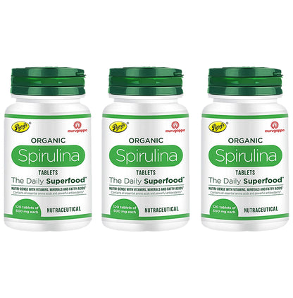 Parry's Organic Spirulina Tablet 500mg (120 Each) - Classic Derma