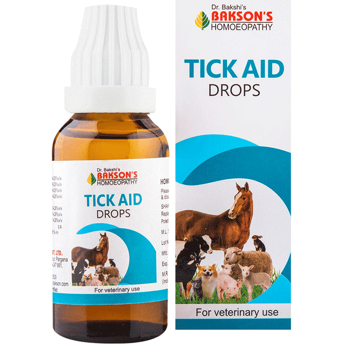 Bakson's Homeopathy Tick Aid Drop - Classic Derma