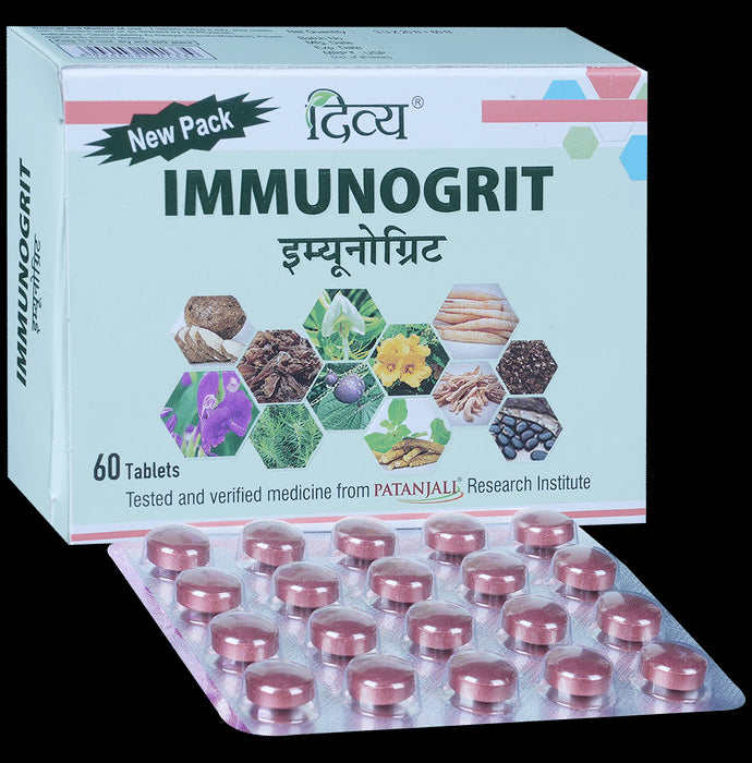 Patanjali Divya Immunogrit Tablet for Immunity - Classic Derma